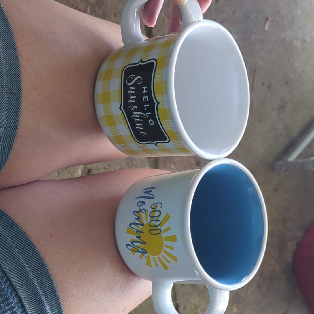 Set of Two Sunshine Mugs